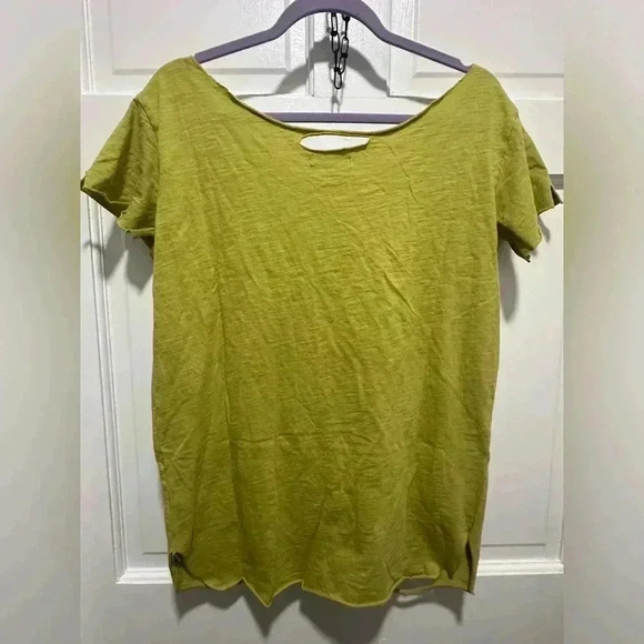 A Rare Bird Rag Tee Size Small/Medium Distressed Boho - Picture 2 of 2